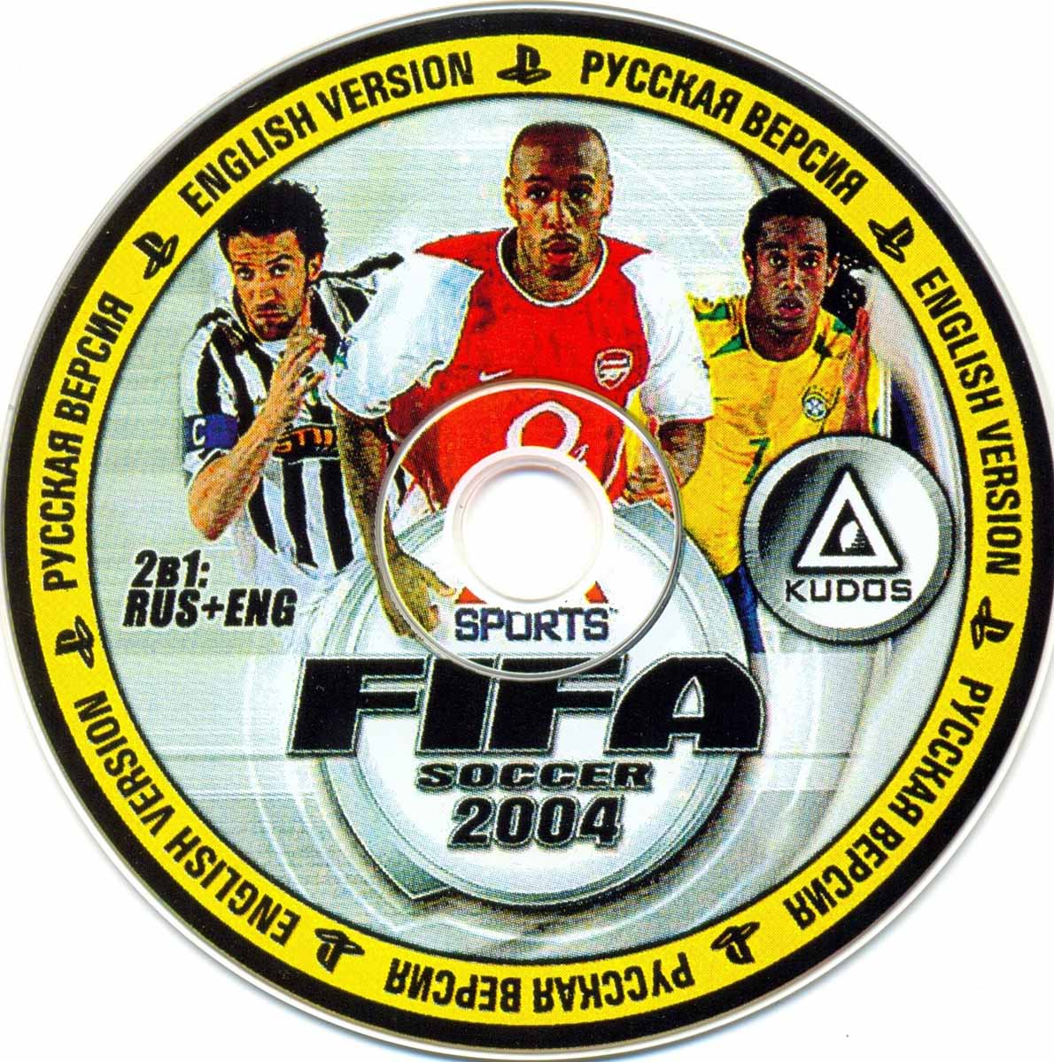 Reprise jeux vidéo PlayStation 1 (PS1) FIFA Soccer 2004 PlayStation 1 (PS1